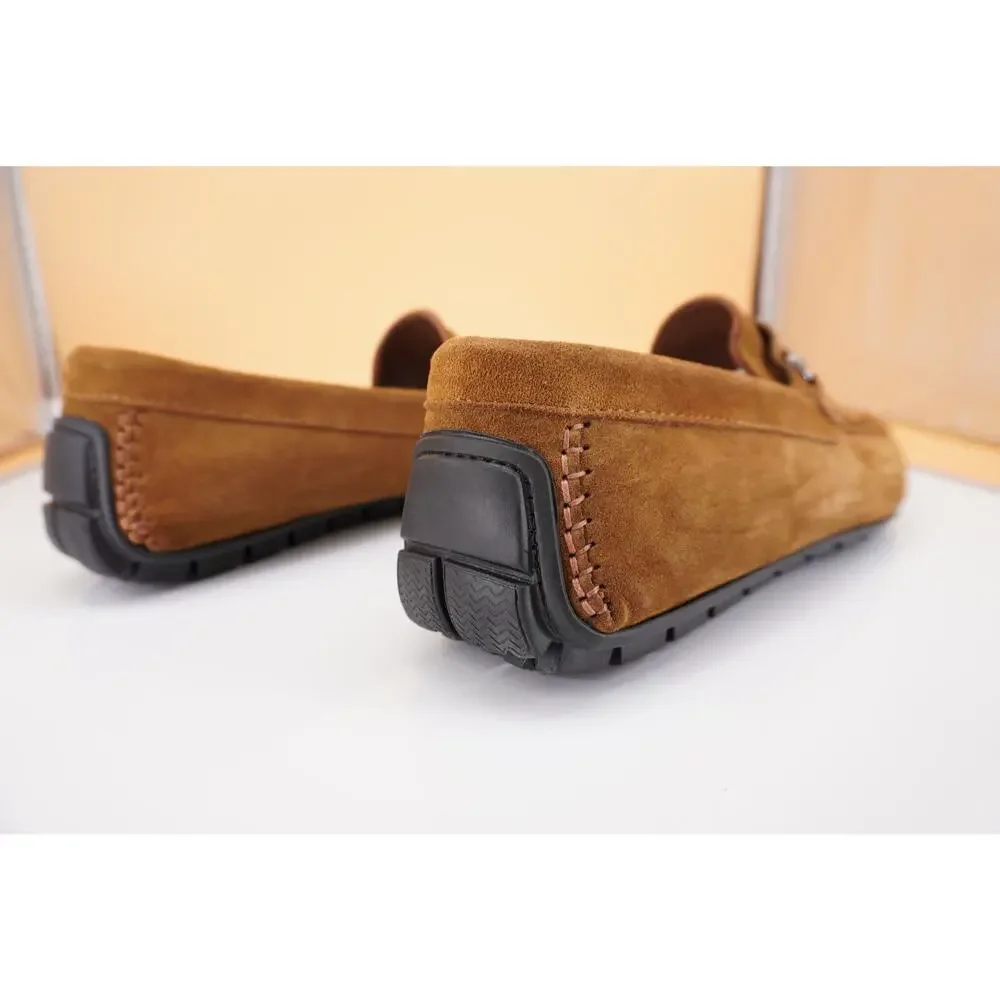 To Boot New York Nashua Brown Suede Men's Penny Bit loafer SZ 11.5 Driver Sigaro